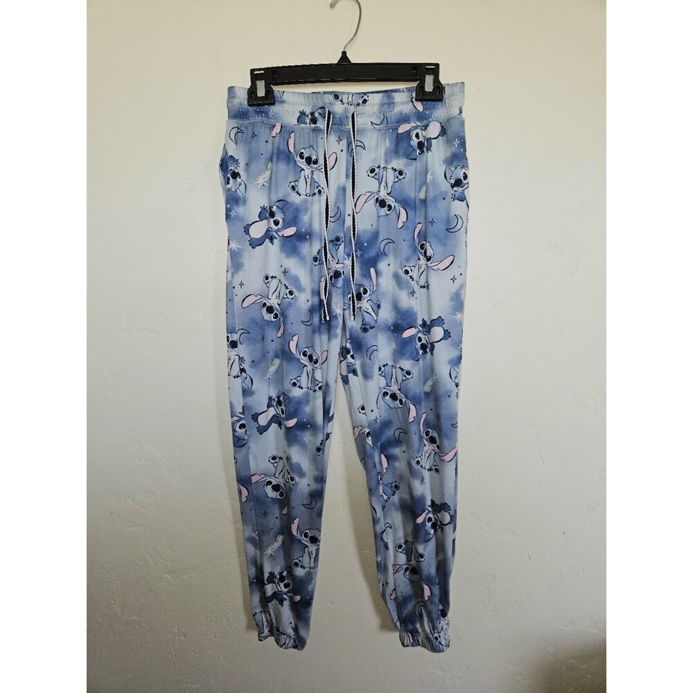 Disney Stitch Women's Pajama Pants With Drawstring, Size S